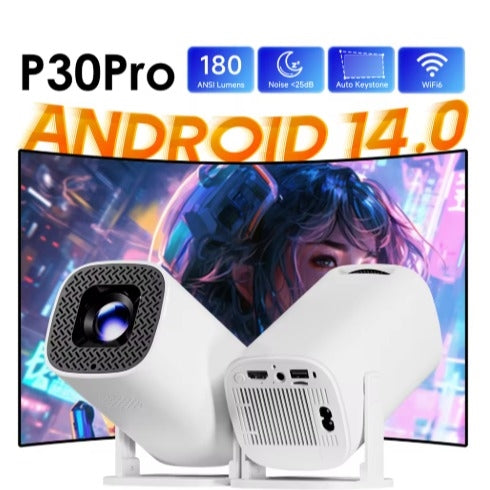 Smart Projector 4K Cinema Theater P30Pro Multimedia Projector Game Mini Portable Home LED Projector