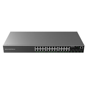 Grandstream GWN7803P Enterprise Layer 2+ PoE Network Switch, 24 x GigE, 4 x SFP