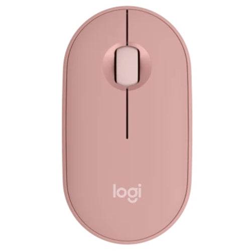 Logitech M350S Pebble 2 USB Wireless/Bluetooth Mouse - Tonal Rose