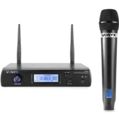 Vonyx Wireless Microphone UHF 16Ch with 1 Handheld Microphone