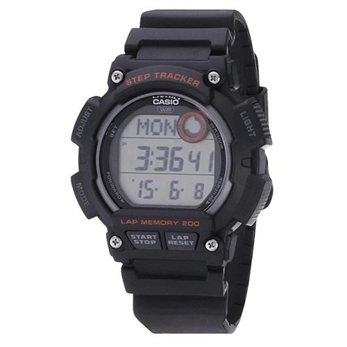 Casio Men's Step Tracker Digital Watch Black