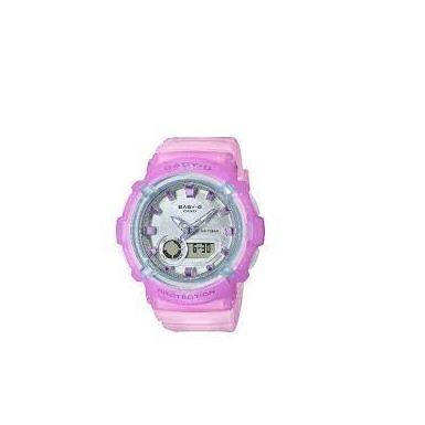 Casio Baby G Analog Digital Street Watch White Purple Pink