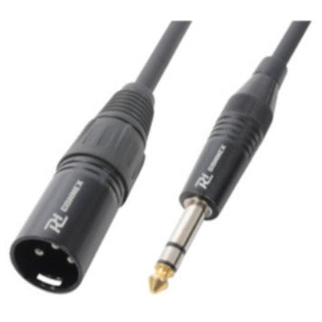 Audio Lead - XLR Male to 6.3mm TRS Jack - 8 Meters