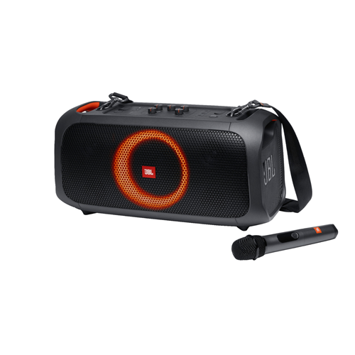 JBL PartyBox On The Go Portable Bluetooth Speaker with Wireless Mic