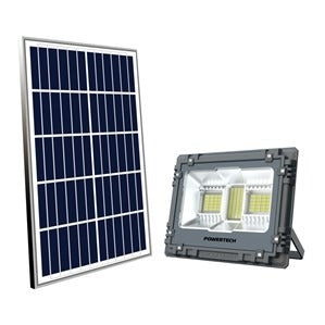 60W Solar Rechargeable LED Flood Light IP67 with Power supply and Remote