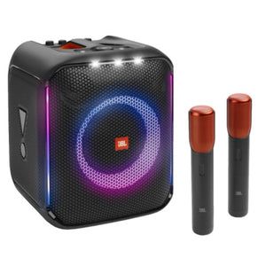 JBL Encore compact inc 2 mics partybox speaker - black