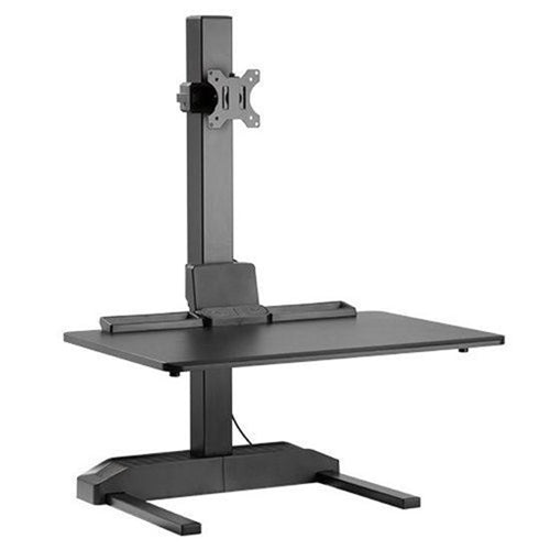 BRATECK Electric Height Adjustable Sit-Stand Desk Converter