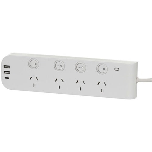 Powertech 4 Way Surge Protected Switch Power board