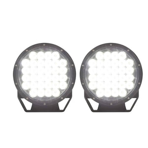 Solid LED Driving Light 9" 7900 Lumen Sold as Pair