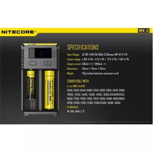 NITECORE INTELLIGENT I2 CHARGER