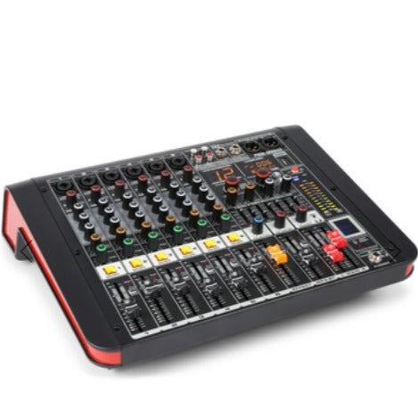 6 Channel Music Mixer with 2x 200W RMS Amplifier