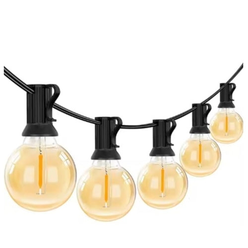 LED String Lights White for Outdoor G40 25 Bulbs 7.6M Waterproof AU plug