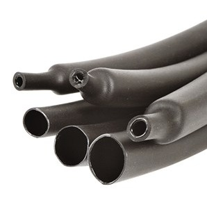 Heatshrink Tubing with Glue Lining 4:1- 4mm x 1.2m Black
