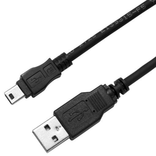 DYNAMIX USB 2.0 Mini-B (5-Pin) To USB-A Male - 2m