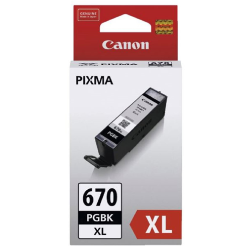 Canon PGI-670XLPGBK Pigment Black High Yield Ink Cartridge