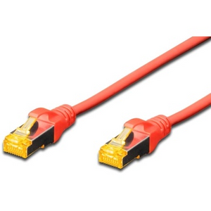 Digitus S-FTP CAT6A Patch Lead - 10M Red