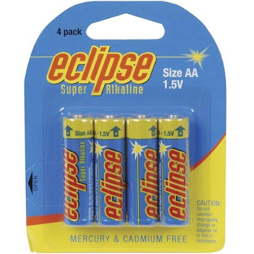 Eclipse Alkaline AA Battery - 4 Pack