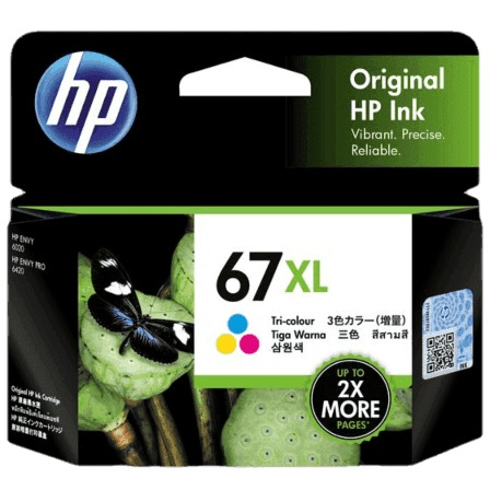 HP 67XL Tri-colour Ink Cartridge