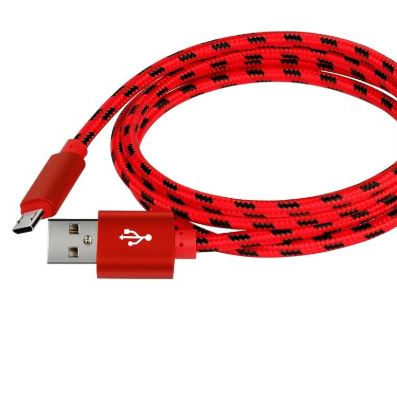 BRAID MICRO USB to USB 1M CABLE