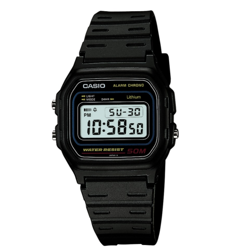 Casio W59-1V Mens Classic Water resist Digital Watch Black