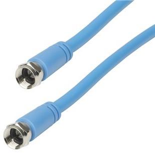Flexible F Plug to F Plug Coax RG59 Cable - 10m