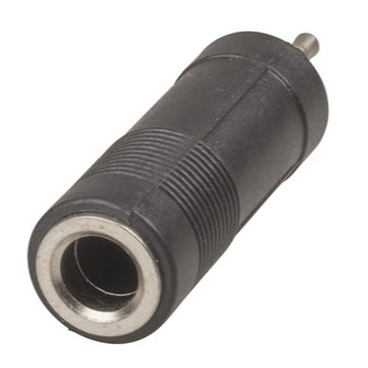 Adaptor 6.5mm Mono Socket to 2.5mm Mono Plug