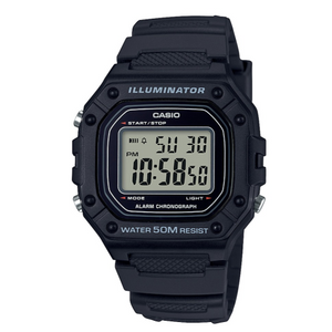 Casio W218H-1A Classic Sport Digital Watch Black