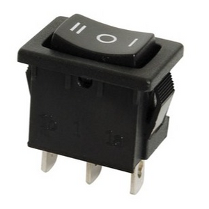 Rocker Switch 250VAC 6A SPDT Momentary Centre Off