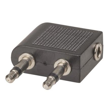 Adaptor 3.5mm Stereo Socket to 2 x 3.5mm Mono Plug