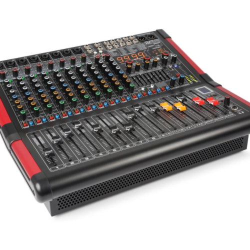 Power Dynamics 12 Channel Mixer with 2x350W RMS Amplifier – CIPS