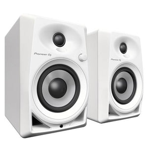 Pioneer DJ DM40W 4" Powered Monitor Speakers White (pair)