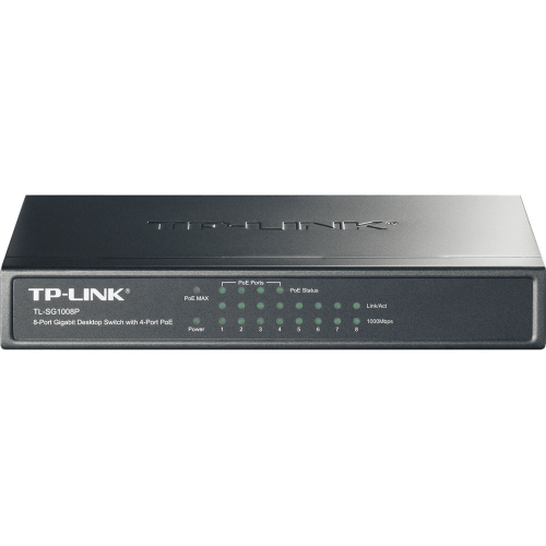 TP-Link SG1008P 8 Port Gigabit Switch with 4x PoE Ports