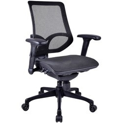 CHAIR TASK WORKPRO WITH ARM BLACK