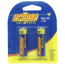 Eclipse Alkaline AA Battery - 2 Pack