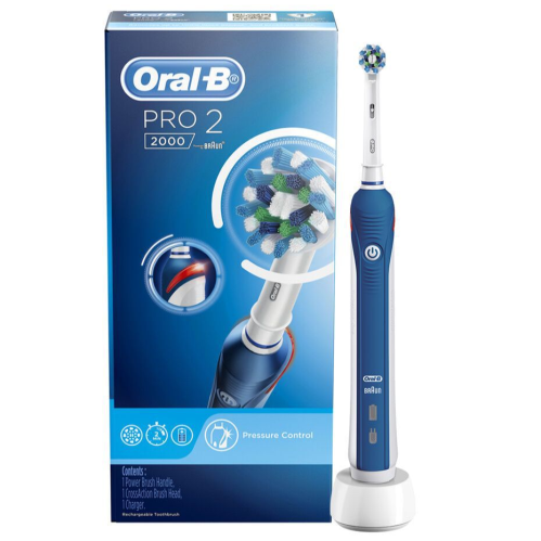 Oral-B Pro 2 2000 Electric Rechargeable Toothbrush - Blue