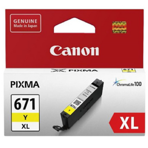 Canon CLI-671XLY Yellow High Yield Ink Cartridge
