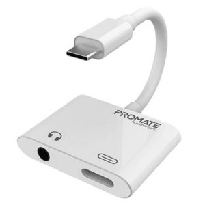 PROMATE AUXCharge-C - USB-C to 3.5mm Audio Adapter