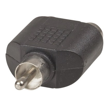 Adaptor 2 x RCA Socket to RCA Plug