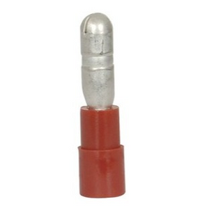 Connector QC 4mm Bullet Plug Red - 8 Pack