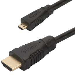 Digitus HDMI Type A(M) to micro HDMI Type D(M) Cable - 2m