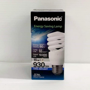 Panasonic 15W CFL Cool White Screw Bulb