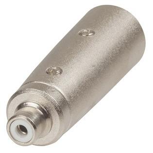Adaptor 3 Pin XLR Plug to RCA Socket