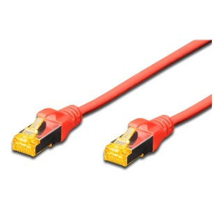 Digitus S-FTP CAT6A Patch Lead - 2M Red