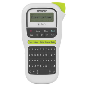 Brother PTH110BW P-Touch White Label Printer