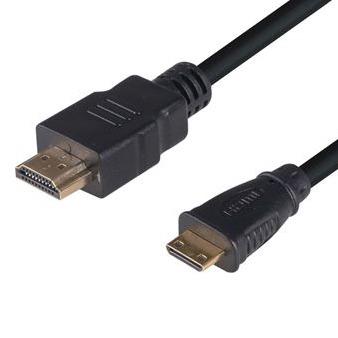 DYNAMIX 1m HDMI To HDMI Mini Cable High-Speed With Ethernet
