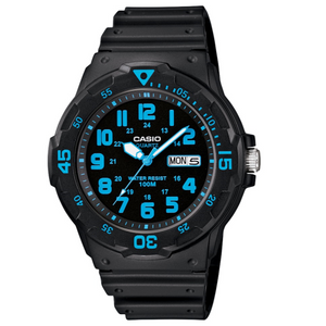 Casio MRW200H-2B Analogue Watch Black/Blue