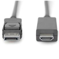 Digitus DisplayPort Source (M) to HDMI Display (M) 2m Monitor Cable
