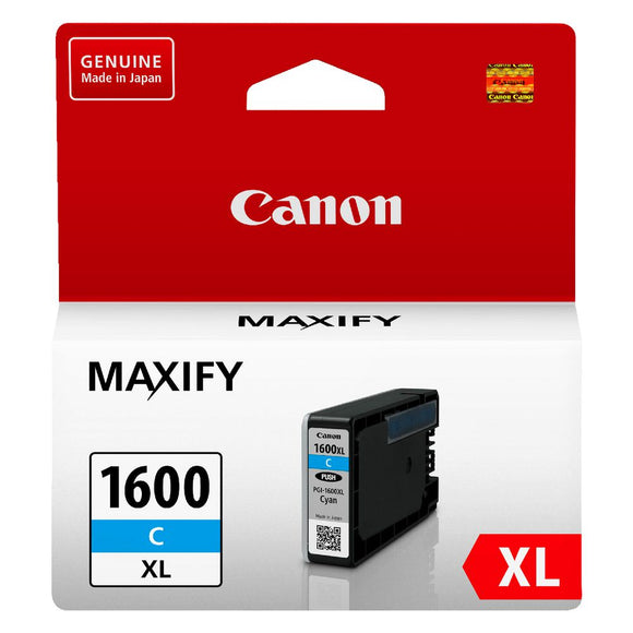 Canon PGI-1600XLC Cyan High Yield Ink Cartridge