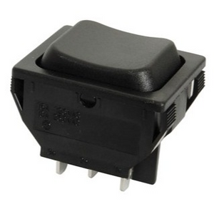 Rocker Switch 240VAC 10A DPDT Momentary Centre Off
