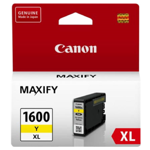 Canon PGI-1600XLY Yellow High Yield Ink Cartridge